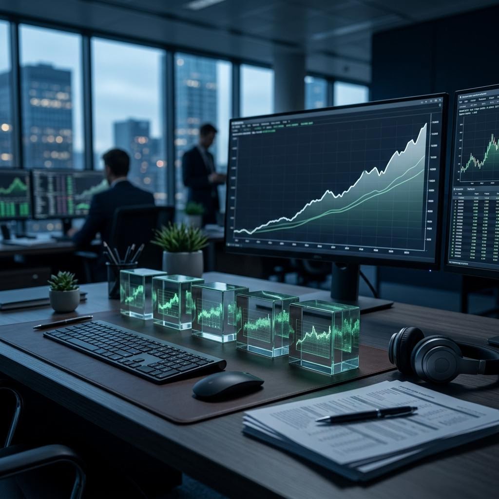 Organized trading desk representing a consistent prop firm process