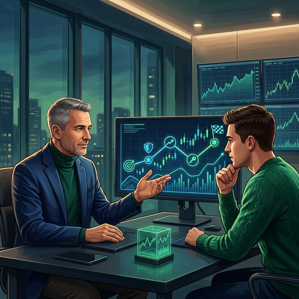 Trading service review podium comparing prop firm challenge support options