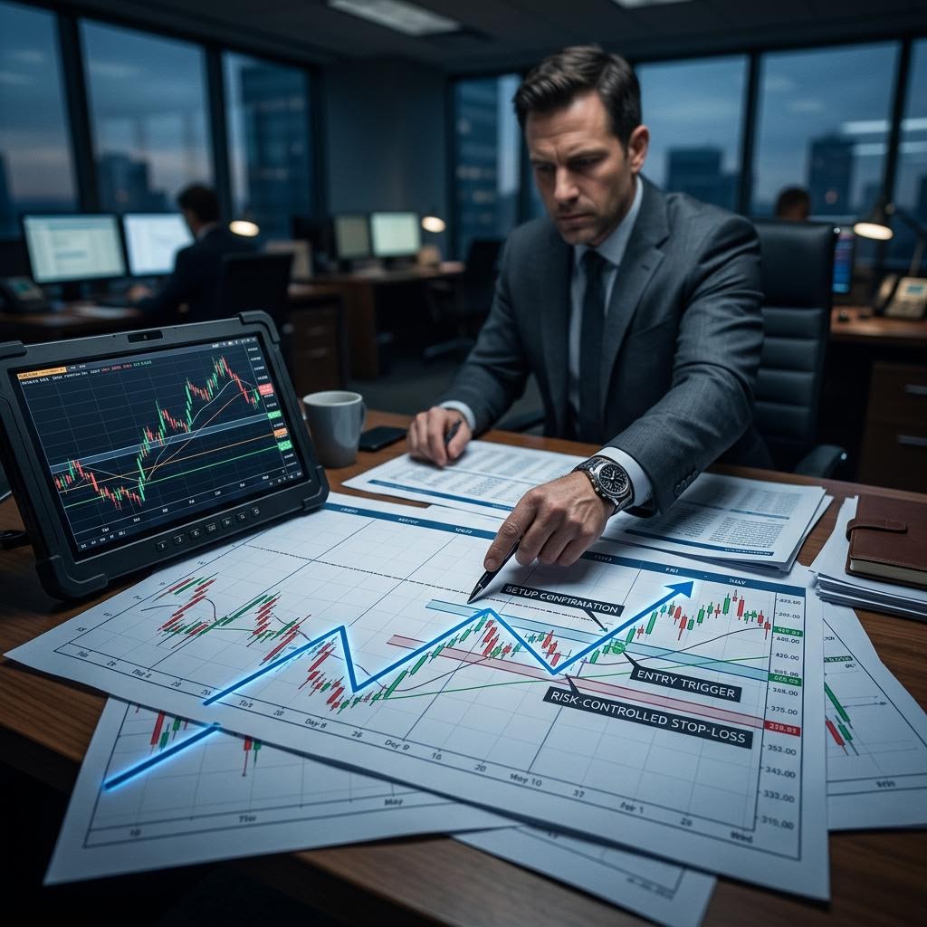 Supporting visual for Swing Trading a Prop Firm Challenge: Rules and Risk