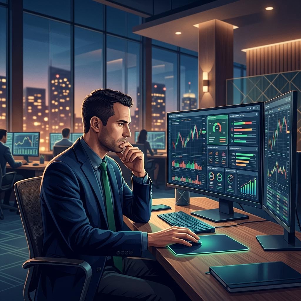 Domino effect representing small trading mistakes that end a prop firm challenge